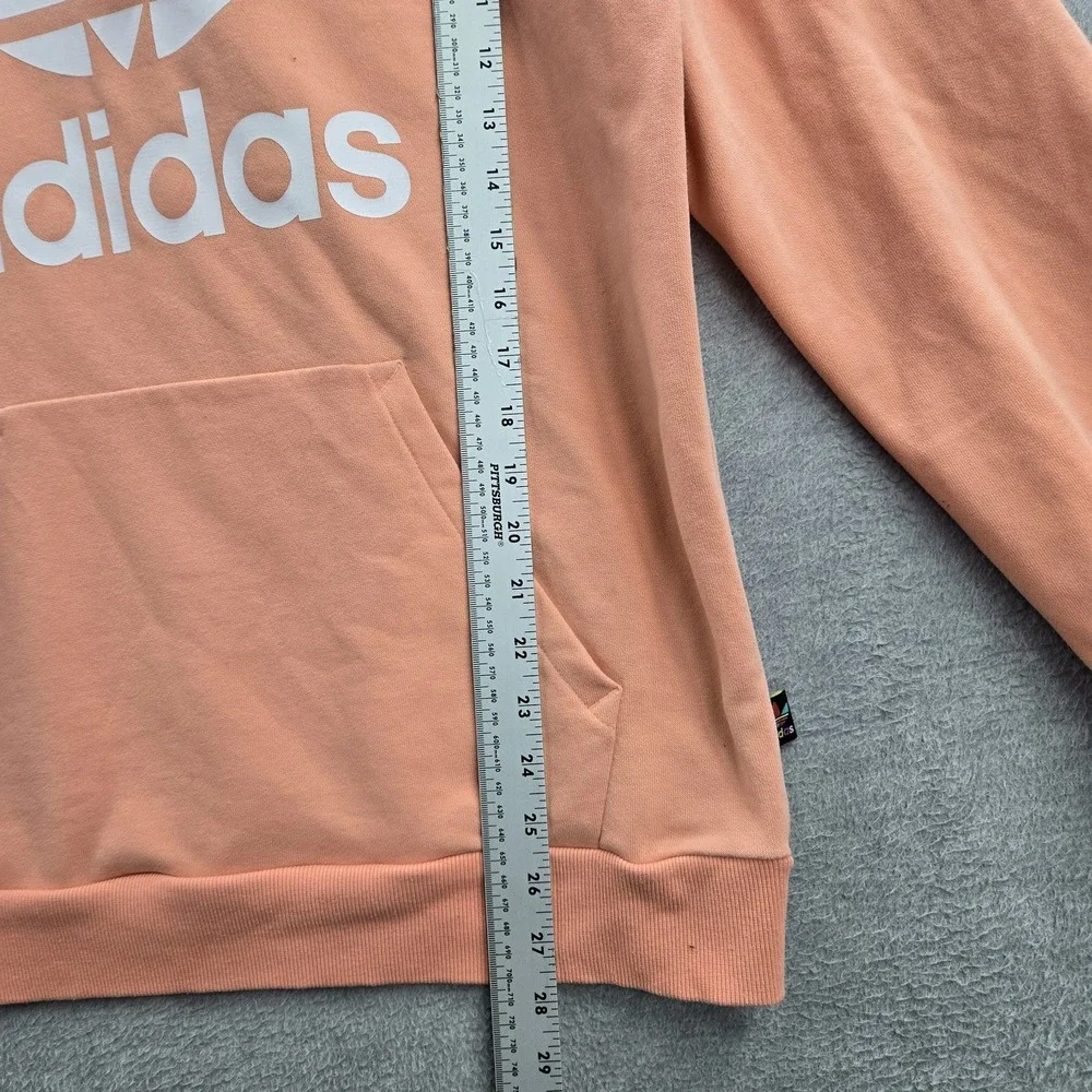 Adidas Men Hoodie M Pink Logo Embroidery Trefoil Hu Hiking Pharrell Williams‎